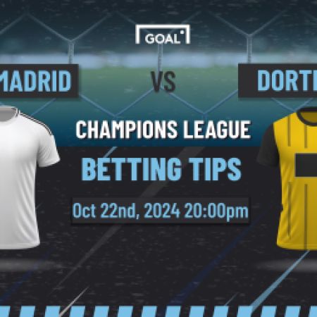 Predictions and Betting Tips for Real Madrid vs Borussia Dortmund: October 22, 2024