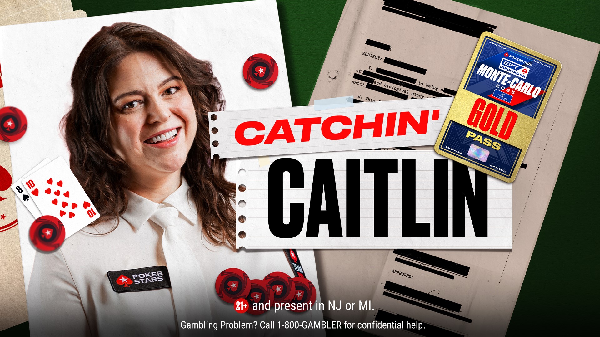 Michigan and New Jersey PokerStars Players: Join Caitlin Comeskey for a Chance to Win an EPT Pass!