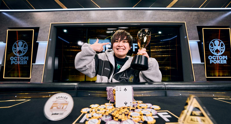 Japanese Vlogging Sensation Triumphs at the Latest PokerGO Tour Kickoff Event