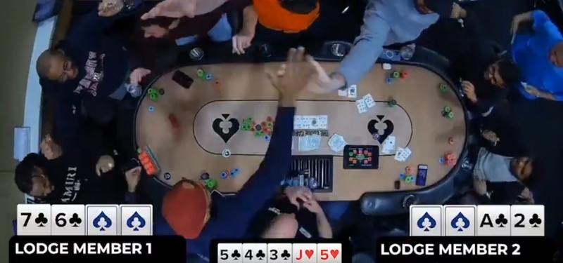 WATCH: Poker Players Revel in 0,000 Bad Beat Jackpot Celebration