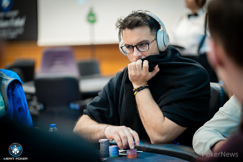 Georgios Tsouloftas Takes the Chip Lead on Day 1 of the ,300 High Roller at the 2025 Merit Poker Carmen Series