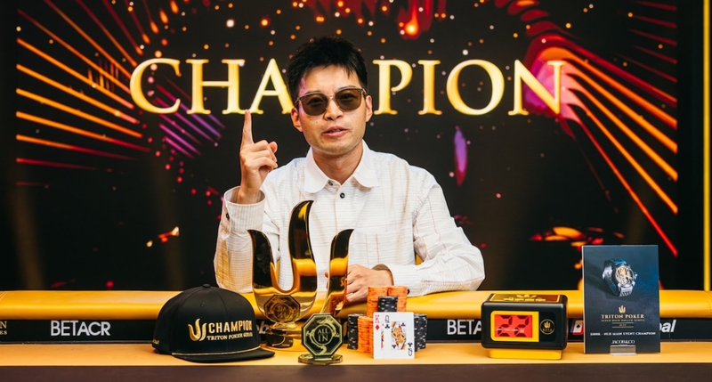 Chinese Player Sets Record by Winning Triton Poker 0,000 Event in Jeju