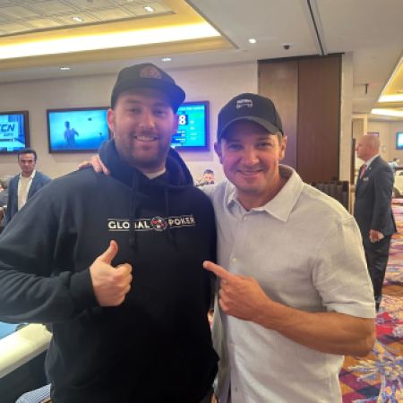 Jeremy Renner Hosts Charity Poker Event in Las Vegas