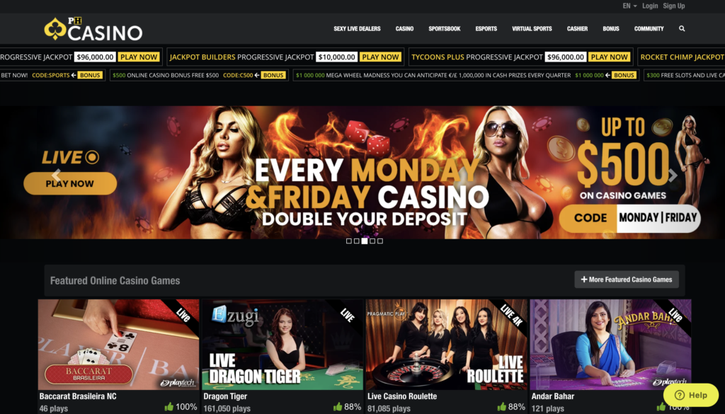 PH Casino website